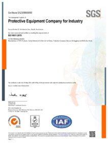 Protective Equipment Company for Industry_QMS Name Correction_Cert 2023_page-0001